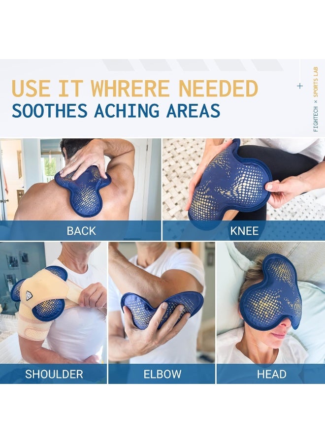 FIGHTECH Reusable Gel Ice Pack - Cold/Hot Pack Therapy for Rotator Cuff Injuries Bursitis and Swelling (Hinge Joint, 2-Pack) - Image 4
